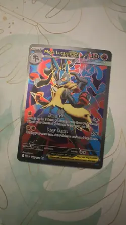 Pokemon TCG Mega Lucario EX 160/132 Ultra Rare Holo Card Mega Evolutions - Image 2