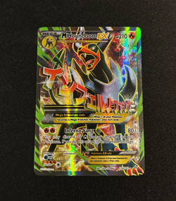 Pokemon TCG M Houndoom EX (Full Art) 154/162 Breakthrough Holo - Image 1