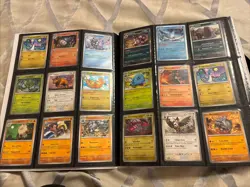 Binder Pokemon Card Collection Mixed Holos Rares SIR Uncommons Reverse ~320 - Image 4