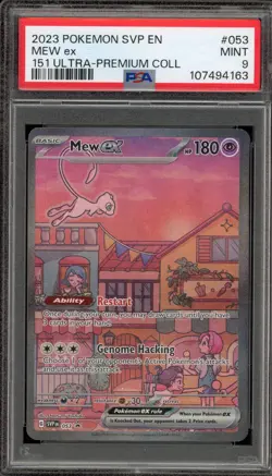 Pokemon Mew ex 151 Ultra-Premium Coll. Full Art Promo SVP EN 053 PSA 9 Mint - Image 1