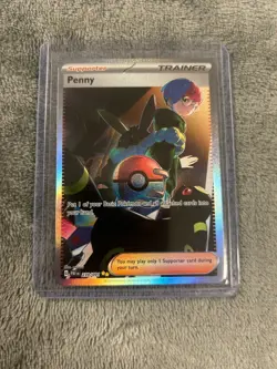 Penny - 239/091 - Pokemon Paldean Fates Special Illustration Rare Card NM - Image 1
