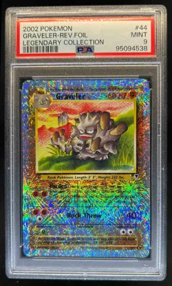 2002 Pokemon Legendary Collection Graveler Reverse Holo #44/110 PSA 9 - Image 1