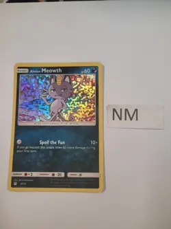 Alolan Meowth 10/12 NM EN Free Shipping in Canada !! - Image 1