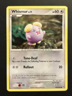 Pokemon TCG Whismur Platinum 132/147 Regular Common LP - Image 1