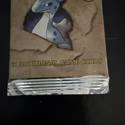 Wizards of the Coast Pokemon Fossil Booster Pack Lapras, Unweighed, Vintage 1999 - Image 5