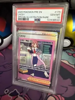 Lacey PSA 10 2025 Pokemon Prismatic Evolutions #175 - Image 2