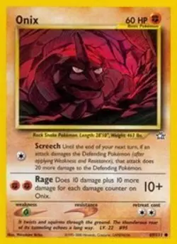 Pokemon Onix (69/111) Neo Genesis LP - Image 1