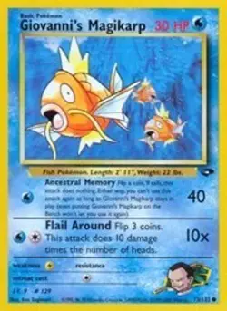 Pokemon Giovanni's Magikarp (73/133) Gym Challenge LP - Image 1
