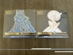 Pokemon Center Mega Evolution Gardevoir & Lucario ETB Elite Trainer Box Set of 2 - Image 2