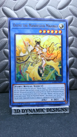 | Yugioh Ohime the Manifested Mikanko AMDE-EN027 1st Ed Ultra Rare NM/M 🔥 | - Image 1