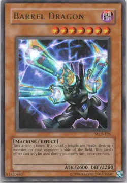 1996 TCG Unlimited BARREL DRAGON HOLO RARE #MRD-126 - Image 1