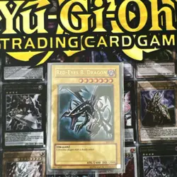 LP Yugioh Red-Eyes Black Dragon SDJ-001 Unlimited Edition Holo Rare Yu-Gi-Oh! - Image 1