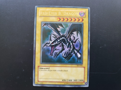 LP Yugioh Red-Eyes Black Dragon SDJ-001 Unlimited Edition Holo Rare Yu-Gi-Oh! - Image 1