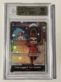 2024 One Piece The Best Premium Booster #OP05081 One-Legged Toy Soldier Alt Art - Image 1