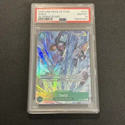 One Piece Sanji (Alternate Art) - Carrying On His Will (OP13) English PSA 10 - Image 1