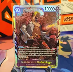 Donquixote Doflamingo OP14-069 Super Rare Foil The Azure Sea's Seven OP14-EB04 - Image 1