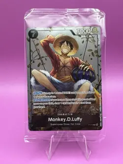 One Piece CCG Monkey D. Luffy Art P-075 Promo Tin Pack Set Vol. 2 Sealed Eng - Image 1