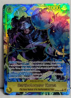 One Piece TCG | Bartholomew Kuma | OP12-119 | LP | Alt Art Legacy of the Master - Image 1