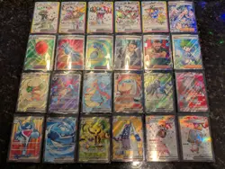 Pokemon Ultra Rare Lot Of 24 Full Art Cards NM Trainers Tera Pokemon - Image 1