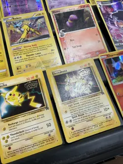 Pokemon Card ALL VTG RARE Lot 30 Cards Damaged Stamped! Pikachu Charizard WB - Image 5