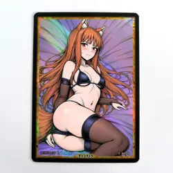 HOLO Waifu Anime Card LIMITED 1/1 Custom TCG Holo Goddess Story ACG T13459 - Image 1