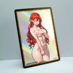 HIMEKO Waifu Anime Card LIMITED 1/1 Custom TCG Holo Goddess Story ACG T13457 - Image 2