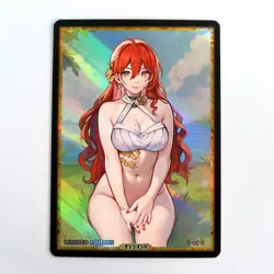 HIMEKO Waifu Anime Card LIMITED 1/1 Custom TCG Holo Goddess Story ACG T13456 - Image 1