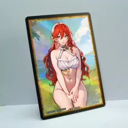 HIMEKO Waifu Anime Card LIMITED 1/1 Custom TCG Holo Goddess Story ACG T13456 - Image 2