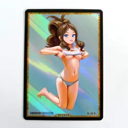 HILDA Waifu Anime Card LIMITED 1/1 Custom TCG Holo Goddess Story ACG T13454 - Image 1