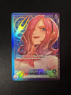ONE PIECE CARD Vinsmoke Reiju 042 Alternate Art Wings of the Captain OP06 Leader - Image 1