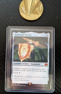 MTG Final Fantasy - Card #253: Aettir and Priwen (Non-Foil) - Image 1