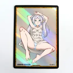 FRIEREN Waifu Anime Card LIMITED 1/1 Custom TCG Holo Goddess Story ACG T13449 - Image 1