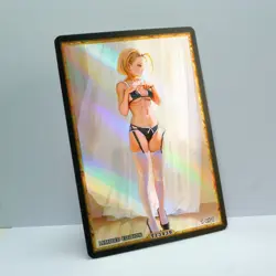 CAMMY WHITE Waifu Anime Card LIMITED 1/1 Custom TCG Holo T13439 - Image 2