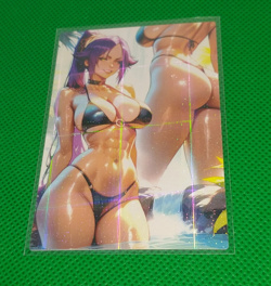 Yoruichi Shihouin Bleach Anime Waifu Beauty custom Card - Image 1