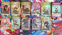 Union Arena SR Card Lot Of 18 (FOIL) Goddess of Victory: Nikke NM/M - Image 1