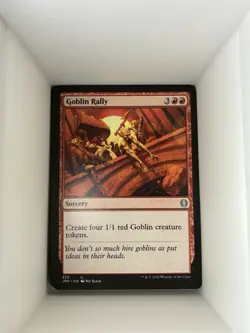 Goblin Rally Light Play, English Magic the Gathering MTG Jumpstart. A6 - Image 1