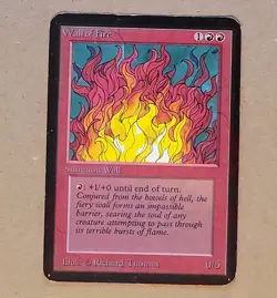 MTG - Magic the Gathering - Alpha Wall of Fire- MP - Image 1