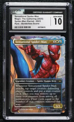 Sensational Spider-Man Magic: Universes Beyond: Marvel's Eternal SPE CGC 10 - Image 1