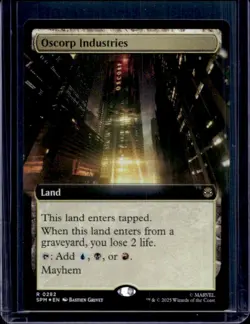 2025 Magic MTG Marvel's Spider-Man Oscorp Industries Foil Rare #0282 - Image 1