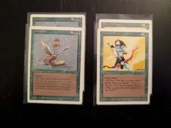 REVISED * Green Lot of 197: Cockatrice, Elvish Archers * Mostly NM * MtG - Image 1
