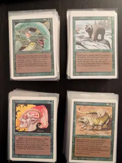 REVISED * Green Lot of 197: Cockatrice, Elvish Archers * Mostly NM * MtG - Image 2