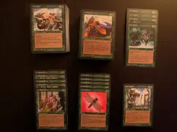 ICE AGE * Green Lot of 146: Giant Growth, Fyndhorn Elves * Mostly NM * MtG - Image 1