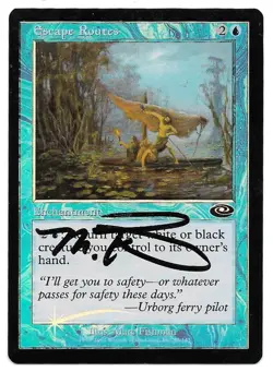 MTG M:tG PLANESHIFT Escape Routes FOIL - SIGNED by Marc Fishman! - Image 1