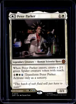 2025 Magic MTG Marvel's Spider-Man Peter Parker Amazing Foil #0010 - Image 1