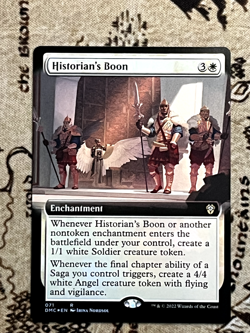 Historian's Boon (Extended Art) - Commander: Dominaria United - 71 - NM Foil - Image 1