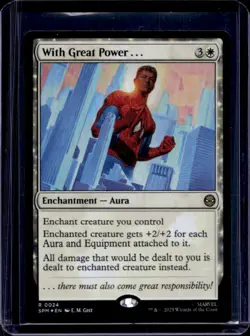 2025 Magic MTG Marvel's Spider-Man With Great Power... Foil Rare #0024 - Image 1