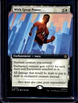 2025 Magic MTG Marvel's Spider-Man With Great Power... Foil Rare #0248 - Image 1