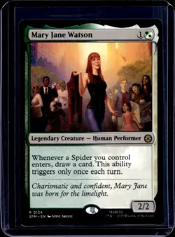 2025 Magic MTG Marvel's Spider-Man Mary Jane Watson Foil Rare #0134 - Image 1