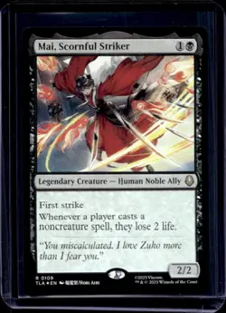 2025 Magic MTG Avatar The Last Airbender Mai, Scornful Striker #0109 - Image 1
