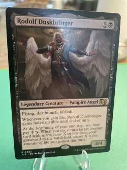Rodolf Duskbringer - MTG Magic - Foundations Jumpstart 482 Vampire/Angel Rare - Image 3